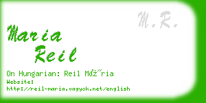 maria reil business card